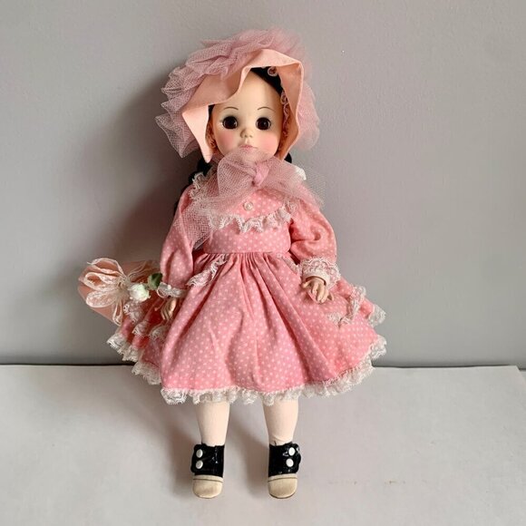 Madame Alexander Rebecca Doll Pink Dress with Box - Picture 1 of 7